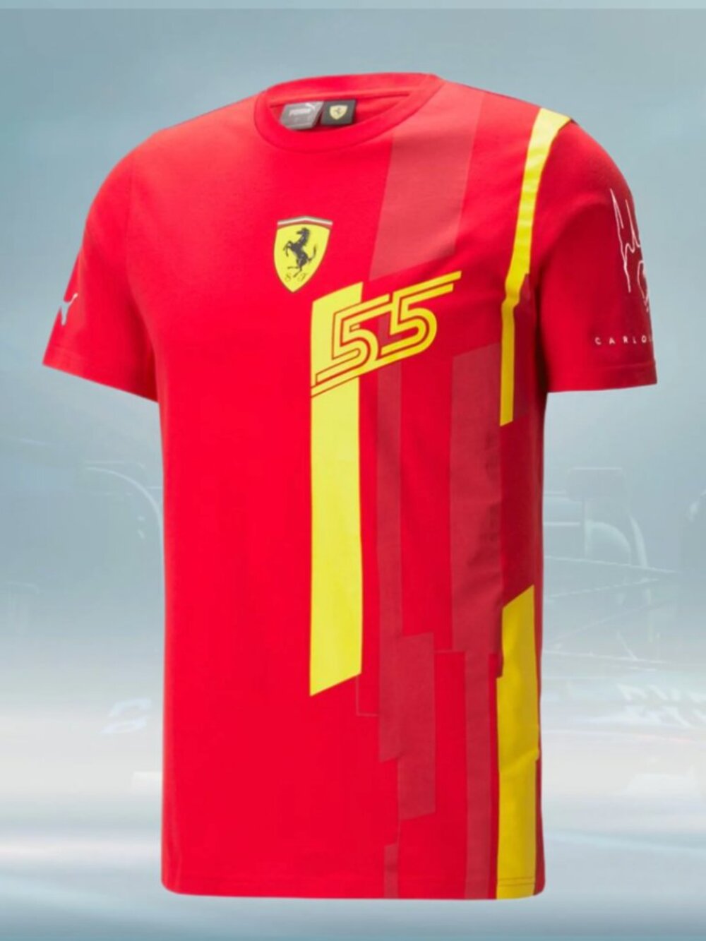 2023 Ferrari Italy F1 Mens Sainz T-shirt - XS